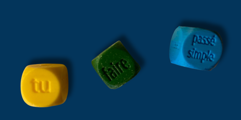 Dés de conjugaison imprimés en 3D : Une approche pédagogique ludique pour maîtriser les verbes à l’école primaire